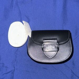 Coach Morgan Card Case on a Chain - Black